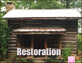 Historic Log Cabin Restoration  Smyth County, Virginia
